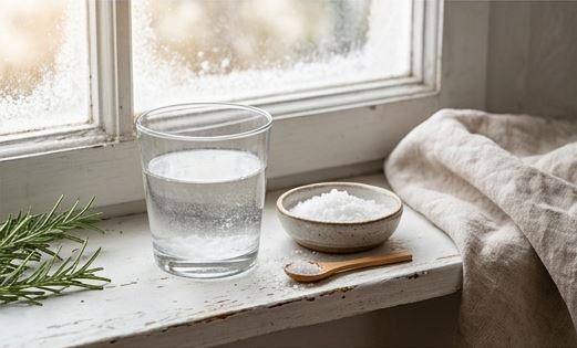 Gargarisme d'eau salée - Simple et efficace