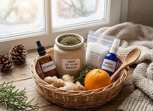 Rèmes naturels maux de l'hiver - kit bien-être familial