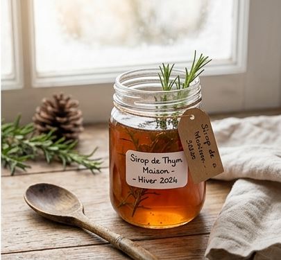 Sirop de thym recette maison